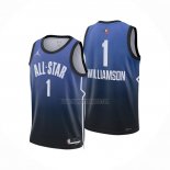 Camiseta All Star 2023 New Orleans Pelicans Zion Williamson NO 1 Azul