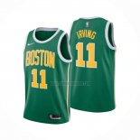 Camiseta Boston Celtics Kyrie Irving NO 11 Earned 2018-19 Verde