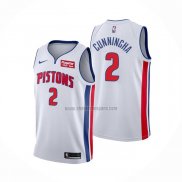 Camiseta Detroit Pistons Cade Cunningham NO 2 Association Blanco