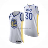 Camiseta Golden State Warriors Stephen Curry NO 30 Association Autentico Blanco