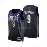 Camiseta Indiana Pacers T.J. McConnell NO 9 Ciudad 2022-23 Azul