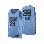Camiseta Memphis Grizzlies Killian Tillie NO 35 Statement 2022-23 Azul