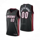 Camiseta Miami Heat Personalizada Icon Negro