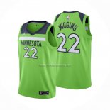 Camiseta Minnesota Timberwolves Andrew Wiggins NO 22 Statement 2020-21 Verde