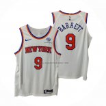 Camiseta New York Knicks RJ Barrett NO 9 Association Autentico Blanco