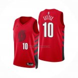 Camiseta Portland Trail Blazers Nassir Little NO 10 Statement 2022-23 Rojo