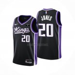 Camiseta Sacramento Kings Colby Jones NO 20 Icon 2023-24 Negro