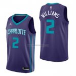 Camiseta Charlotte Hornets Marvin Williams NO 2 Statement 2020-21 Violeta