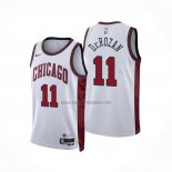 Camiseta Chicago Bulls Demar Derozan NO 11 Ciudad 2022-23 Blanco