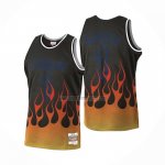 Camiseta Orlando Magic Penny Hardaway Flames Negro