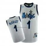 Camiseta Orlando Magic Tracy McGrady NO 1 Retro Blanco2