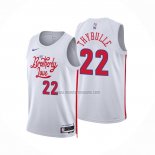 Camiseta Philadelphia 76ers Matisse Thybulle NO 22 Ciudad 2022-23 Blanco