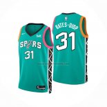 Camiseta San Antonio Spurs Keita Bates-Diop NO 31 Ciudad 2022-23 Verde