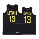 Camiseta Utah Jazz Jared Butler NO 13 Statement 2022-23 Negro