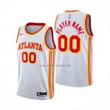 Camiseta Atlanta Hawks Personalizada Association 2020-21 Blanco