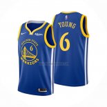Camiseta Golden State Warriors Nick Young NO 6 Icon Azul
