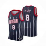 Camiseta Houston Rockets Jae'sean Tate NO 8 Ciudad 2022-23 Negro