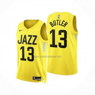 Camiseta Utah Jazz Jared Butler NO 13 Icon 2022-23 Amarillo