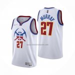 Camiseta Denver Nuggets Jamal Murray NO 27 Earned 2020-21 Blanco