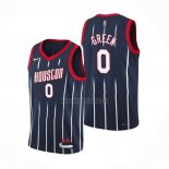 Camiseta Houston Rockets Jalen Green NO 0 Ciudad 2021-22 Azul