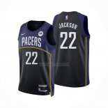 Camiseta Indiana Pacers Isaiah Jackson NO 22 Ciudad 2022-23 Azul