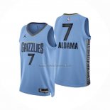 Camiseta Memphis Grizzlies Santi Aldama NO 7 Statement 2022-23 Azul