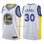 Camiseta Nino Golden State Warriors Stephen Curry NO 30 Blanco