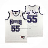 Camiseta Sacramento Kings Jason Williams NO 55 Retro Blanco