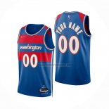 Camiseta Washington Wizards Personalizada Ciudad 2021-22 Azul