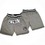 Pantalone Brooklyn Nets Just Don Gris