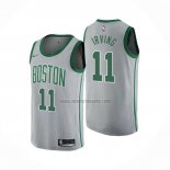 Camiseta Boston Celtics Kyrie Irving NO 11 Ciudad 2018-19 Gris