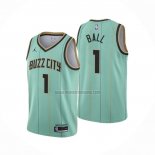 Camiseta Charlotte Hornets LaMelo Ball NO 1 Ciudad Verde