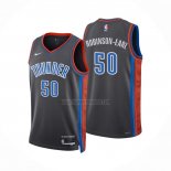 Camiseta Oklahoma City Thunder Jeremiah Robinson-Earl NO 50 Ciudad 2022-23 Gris