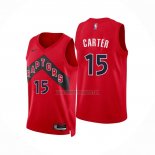 Camiseta Toronto Raptors Vince Carter NO 15 Icon 2022-23 Rojo