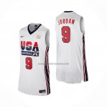 Camiseta USA 1992 Michael Jordan NO 9 Blanco