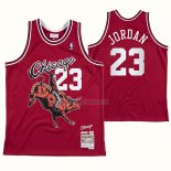 Camiseta Chicago Bulls Michael Jordan NO 23 Juic Wrld X BR Rojo