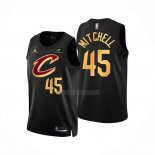 Camiseta Cleveland Cavaliers Donovan Mitchell NO 45 Statement 2022-23 Negro