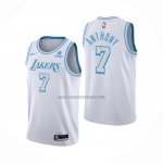Camiseta Los Angeles Lakers Carmelo Anthony NO 7 Ciudad 2021-22 Blanco