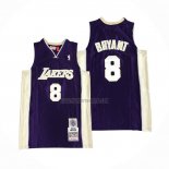 Camiseta Los Angeles Lakers Kobe Bryant NO 8 Hardwood Classics Hall Of Fame 2020 Violeta