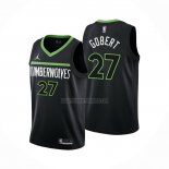 Camiseta Minnesota Timberwolves Rudy Gobert NO 27 Statement 2022-23 Negro