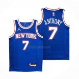 Camiseta New York Knicks Carmelo Anthony NO 7 Statement 2020-21 Azul