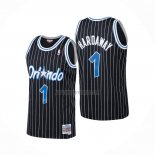 Camiseta Orlando Magic Anfernee Hardaway NO 1 Mitchell & Ness 1994-95 Negro