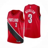 Camiseta Portland Trail Blazers C.j. McCollum NO 3 Statement 2020-21 Rojo