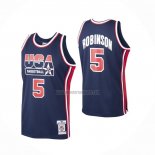 Camiseta USA 1992 David Robinson NO 5 Negro