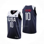 Camiseta USA Jayson Tatum 2019 FIBA Basketball World Cup Azul