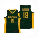 Camiseta Brasil Leandro Barbosa NO 19 2019 FIBA Baketball World Cup Verde