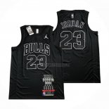 Camiseta Chicago Bulls Michael Jordan NO 23 MVP Negro