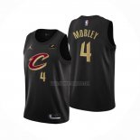 Camiseta Cleveland Cavaliers Evan Mobley NO 4 Statement 2022-23 Negro