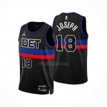 Camiseta Detroit Pistons Cory Joseph NO 18 Statement 2022-23 Negro