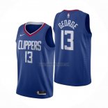 Camiseta Los Angeles Clippers Paul George NO 13 Icon 2020-21 Azul